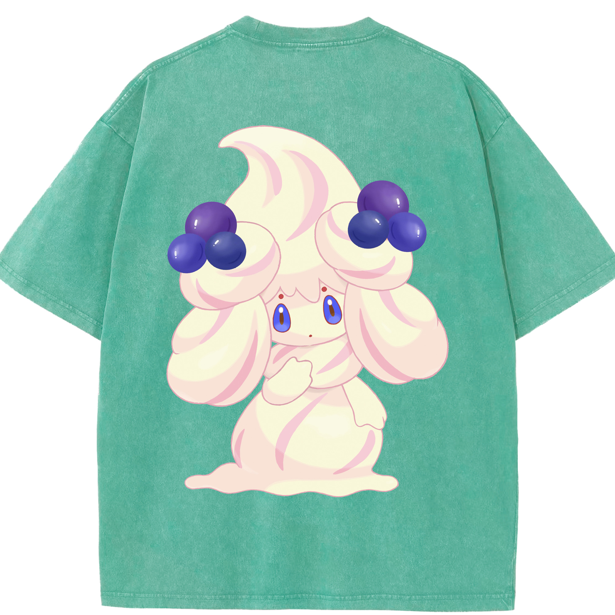 （画像用） ポケットモンスター Pokémon 綿100% ヴィンテージ風 半袖Tシャツ（背面プリント）